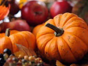 Fall Menu Featuring Apple and Pumpkins